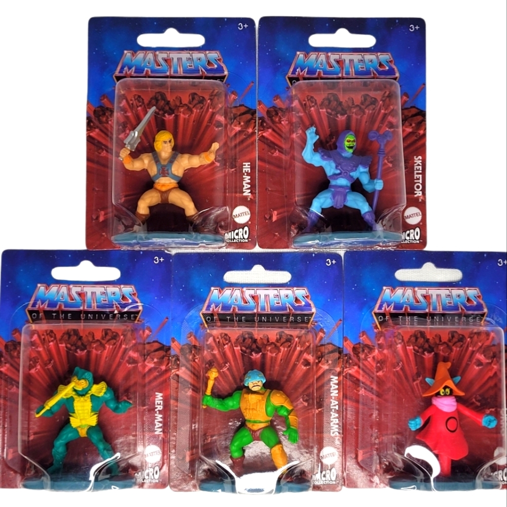 Masters of the Universe Micro Collection Set of 5